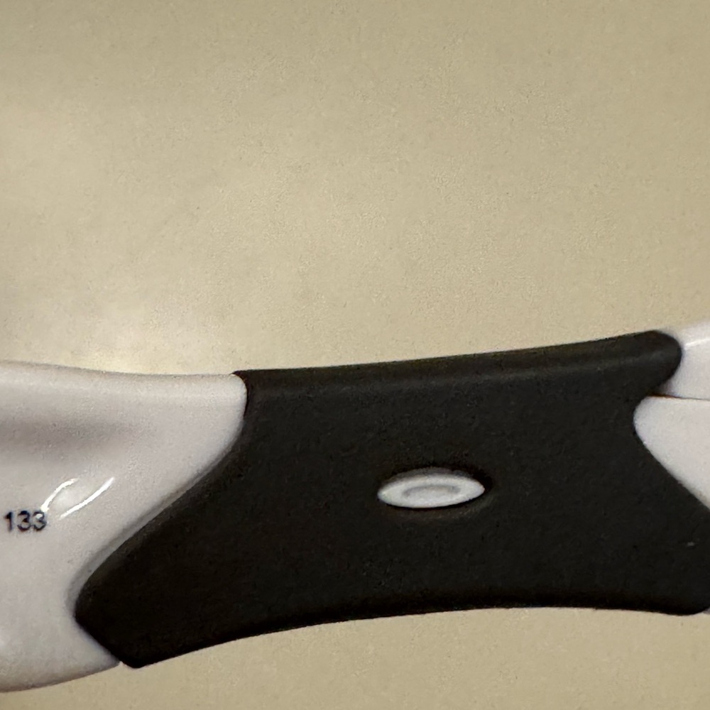 Women's Oakley White Wraparound Sunglasses - Picture 5 of 9